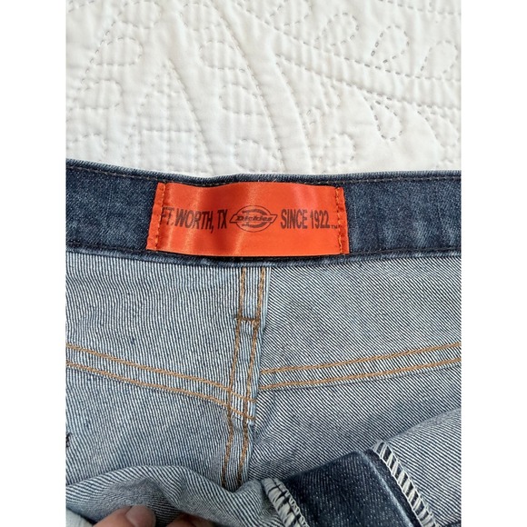 Dickies Mens Relaxed Fit Straight Leg Jeans Dark Wash Denim‎ Casual Pants - Picture 3 of 10